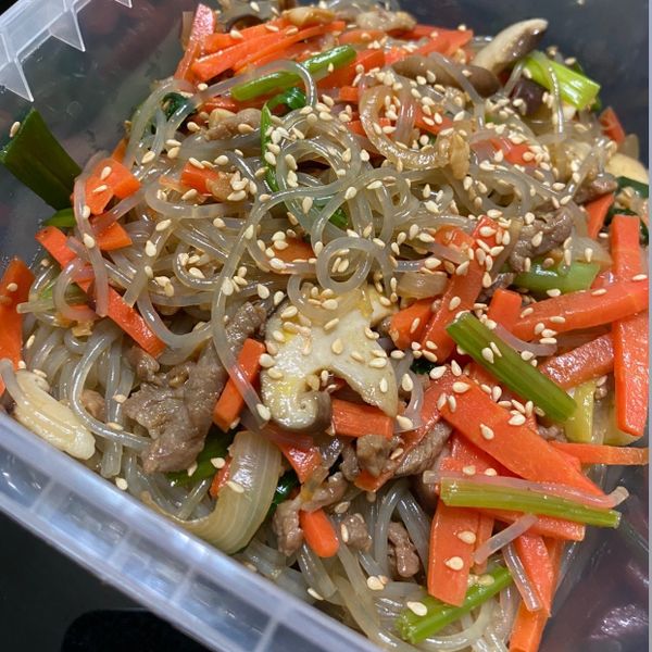 韓式（韓國）冬粉涼拌菜：LinLin Liao 一起做