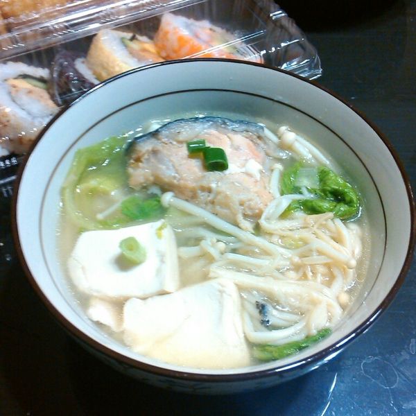 味噌鮭魚豆腐湯 : 李慶芳一起做