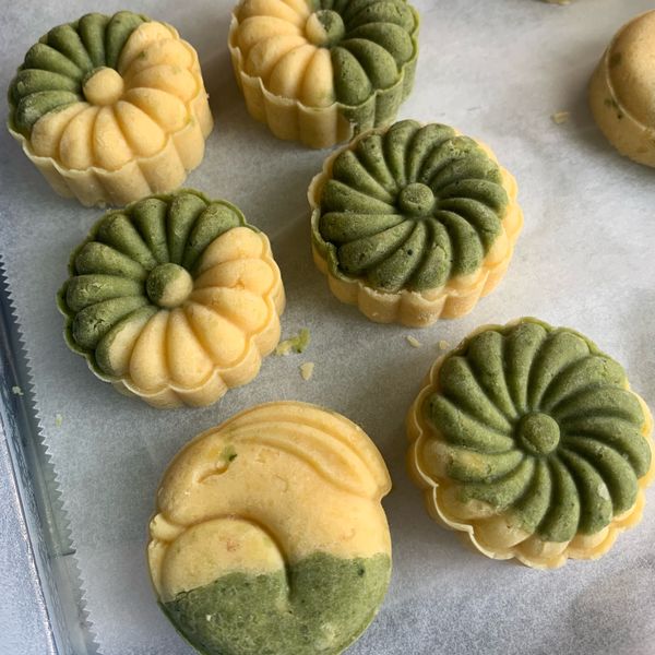 免浸泡 清爽低糖綠豆糕 : Lin 一起做