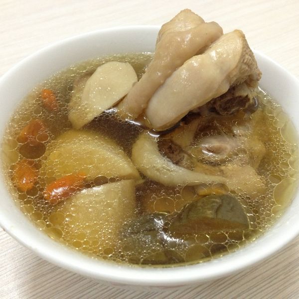 杏鮑菇瓜仔雞湯：Carol Wang 一起做