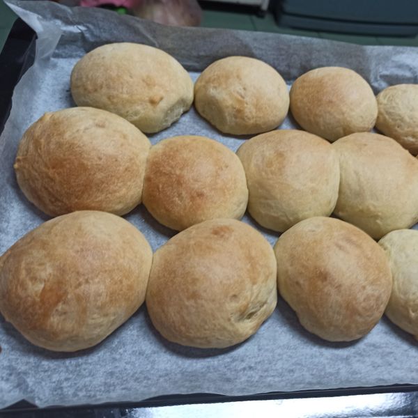 超軟奶香麵包 : Juan Juan一起做