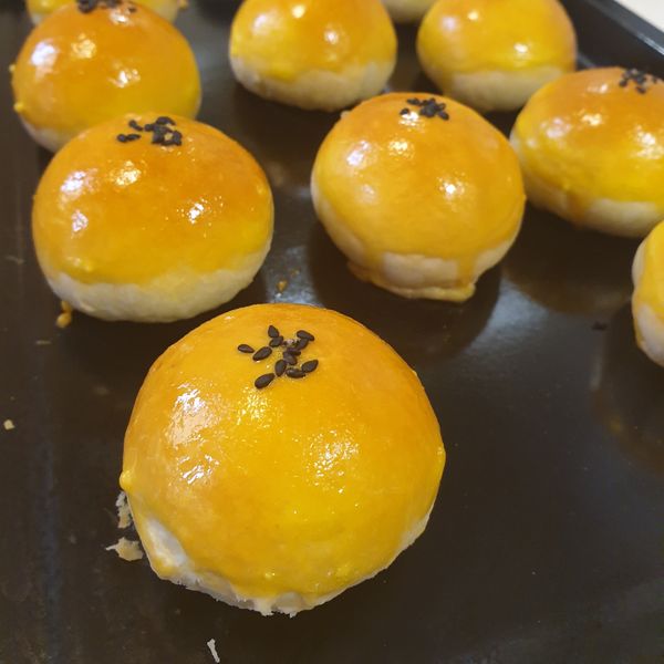 《應景中秋》蛋黃酥配方 可做20顆：劉怡辰 一起做