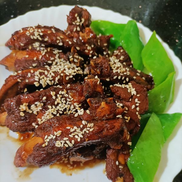 【無油料理】蜜汁豬肋排：潘子琳 一起做