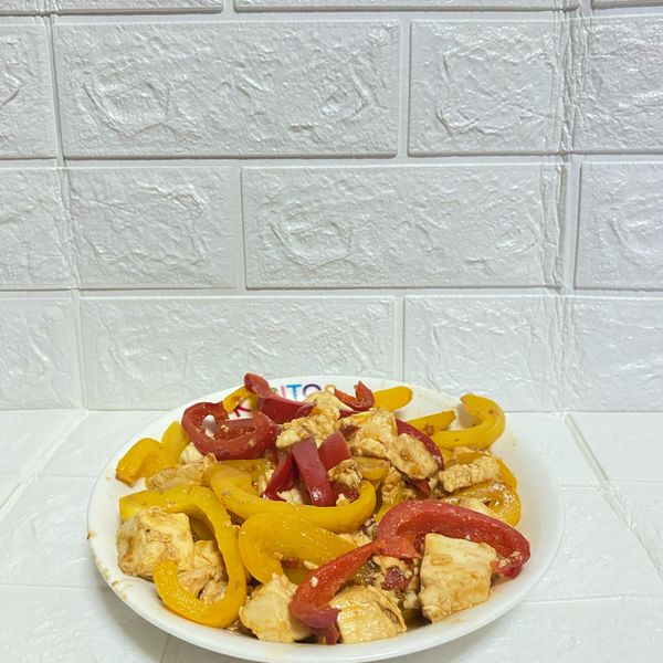 彩椒燒豆腐 : Yu-yin Chuang一起做