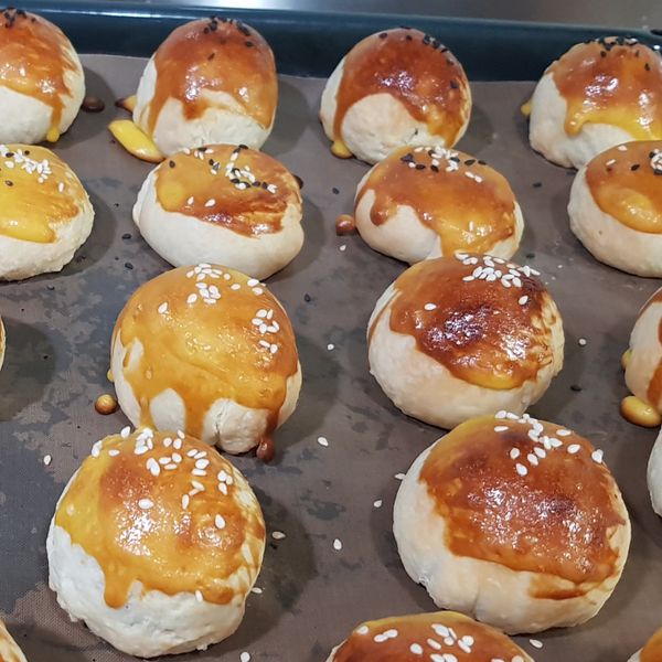 蛋黃酥 : Chang Kelly一起做