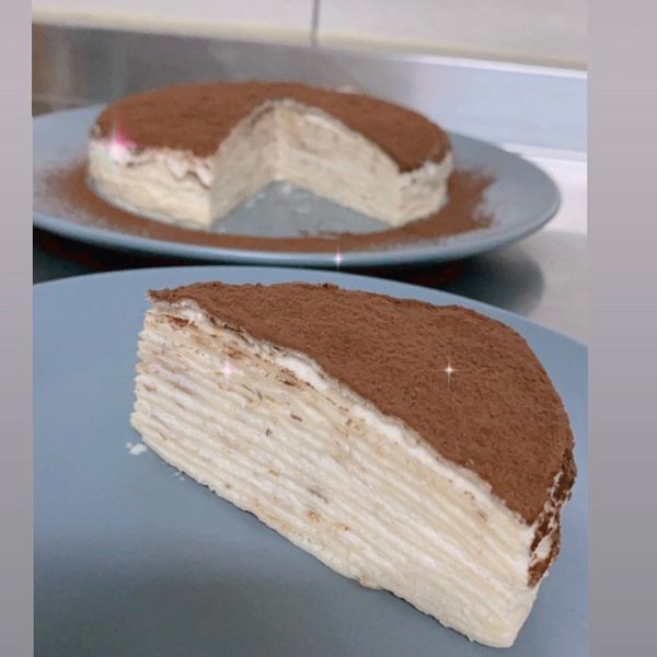 法式千層蛋糕(提拉米蘇風味) : 承一起做