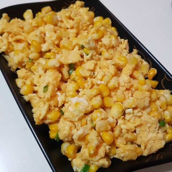 #109 玉米炒蛋 : 黃馬麻一起做