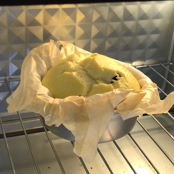 藍莓優格巴斯克蛋糕：Karen 一起做