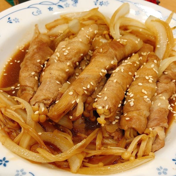 和風洋蔥金針菇肉卷｜夏日輕食｜簡單完成 : Rada Wu一起做