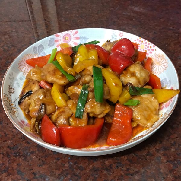 糖醋彩椒雞肉片 : Rong一起做