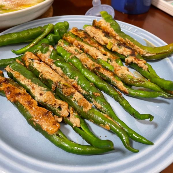 糯米椒豆腐鑲肉 : YOKO一起做