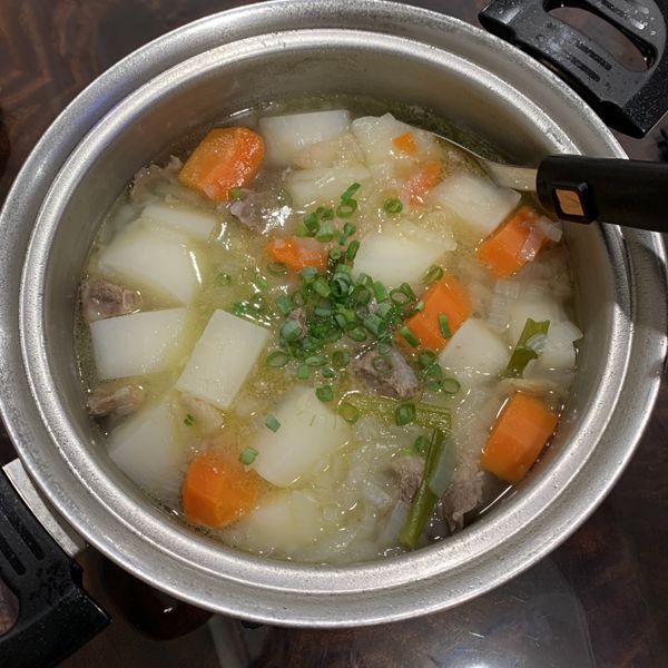 清燉牛肉湯（電鍋版）：阿珉 一起做