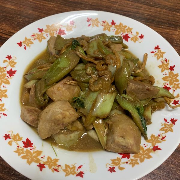 薑絲豆瓣炒芋槐 : Vivien Yen一起做