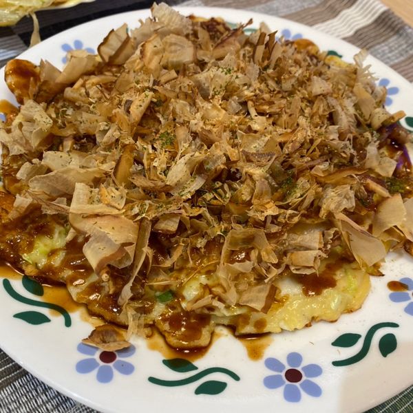 大阪燒（お好み焼き） : bubblelynn一起做