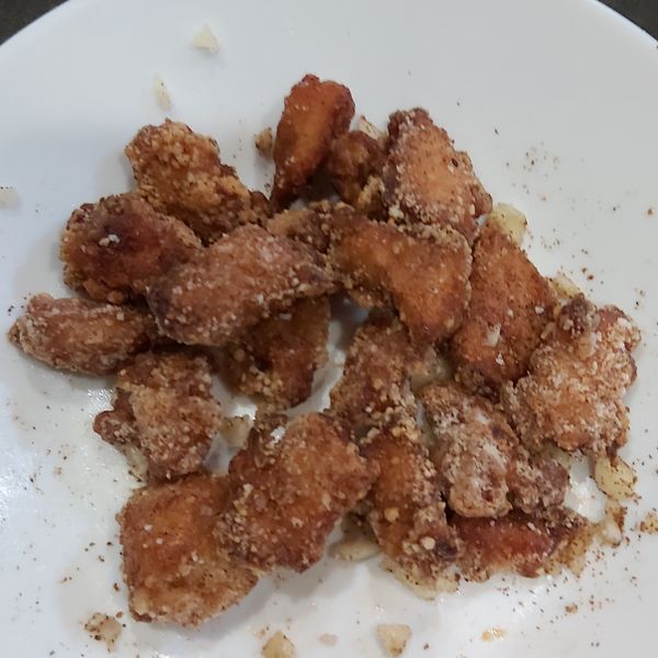 蒜味鹹酥雞 : LL一起做