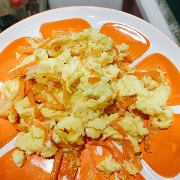 超級無敵簡單好吃又健康蛋紅蘿蔔絲炒蛋 : Chi Chi一起做