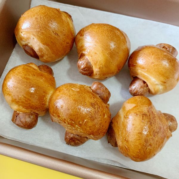 小熱狗麵包捲 : Angie一起做