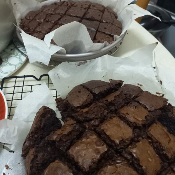 巧克力布朗尼：拉夫尼 一起做