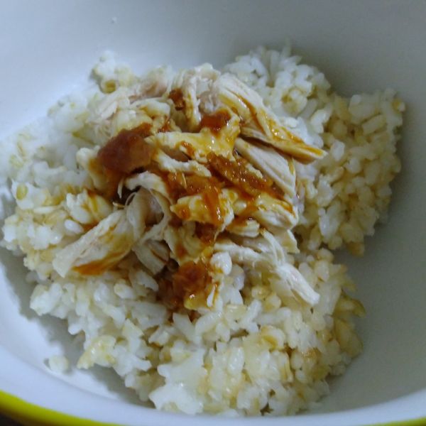 簡易版雞肉飯：端木雪 一起做