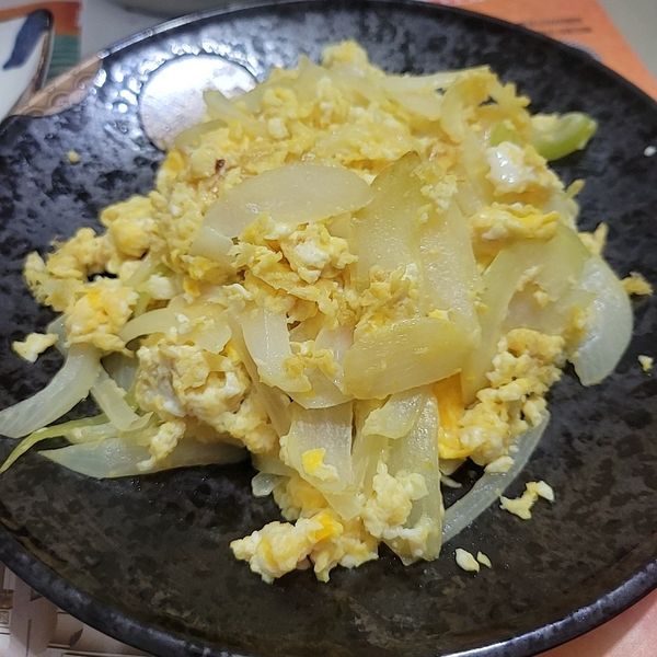洋蔥炒蛋 : Shan 一起做