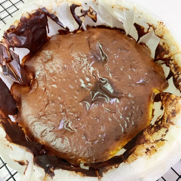 巴斯克起司蛋糕（氣炸鍋版） : Angie一起做