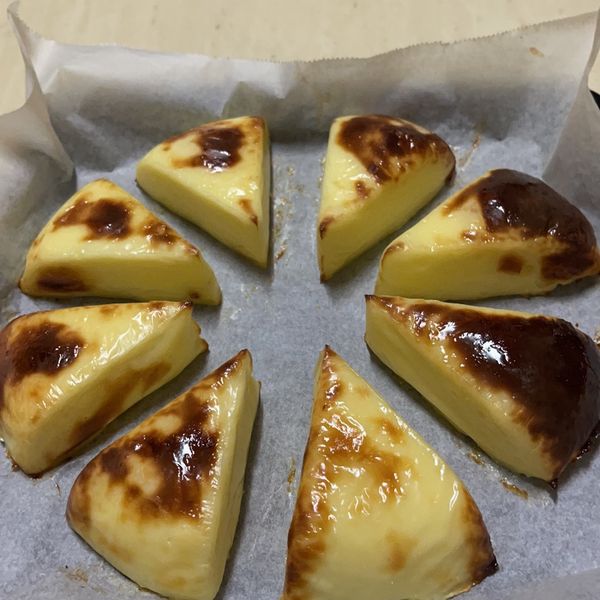 氣炸鍋-芝士烤牛奶：軒軒 一起做