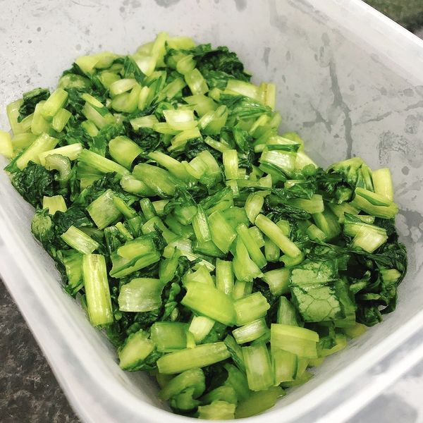 自製雪菜/青江菜 小芥菜 油菜 : 鳥胃大蔬一起做