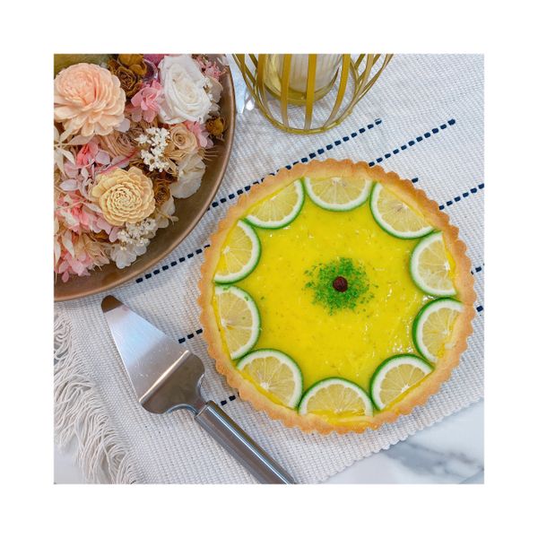 超簡單檸檬塔(8吋：花花🌹花花 一起做