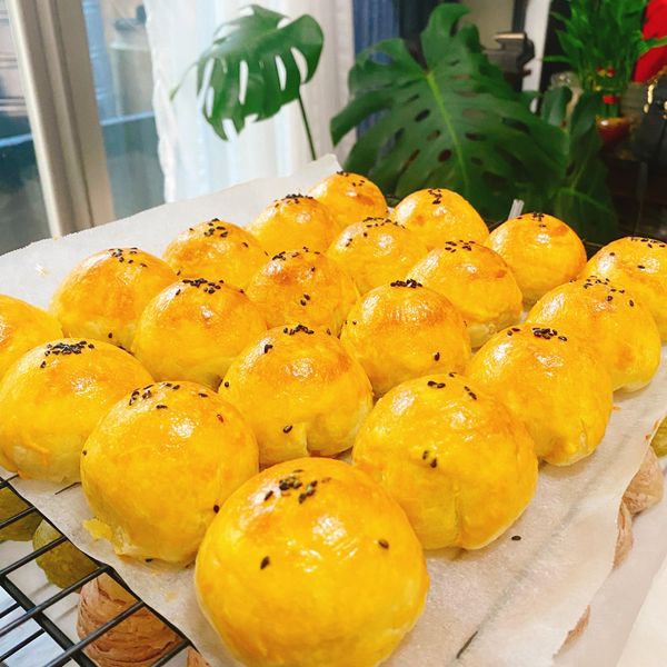 金色色蛋黃酥(烏豆沙) : Chen Yi Shin一起做