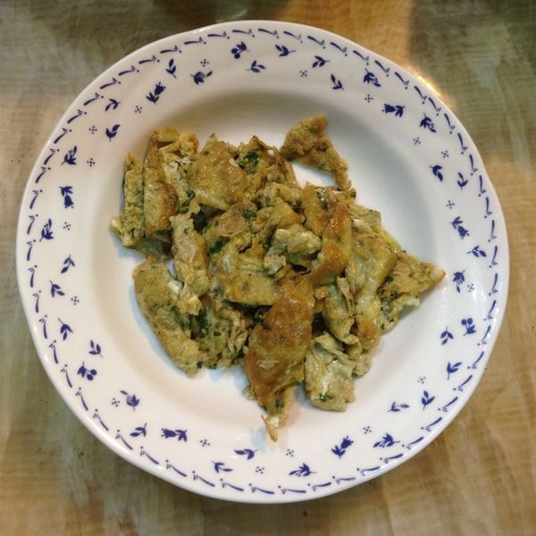 lanni 九層塔煎炒蛋:Gigi 一起做