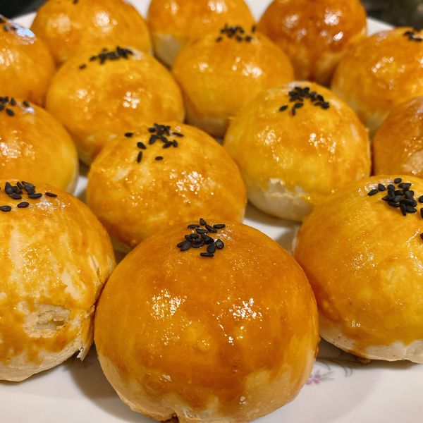 《應景中秋》蛋黃酥配方 可做20顆：yixuan 一起做