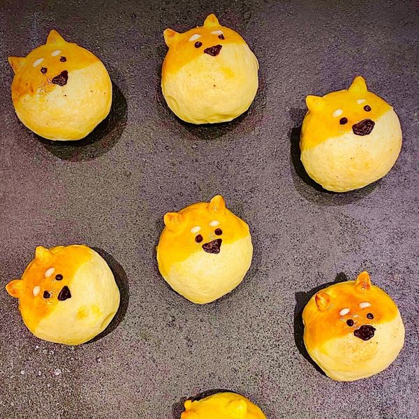 柴柴蛋黃酥🐶 : 吃吃寶一起做