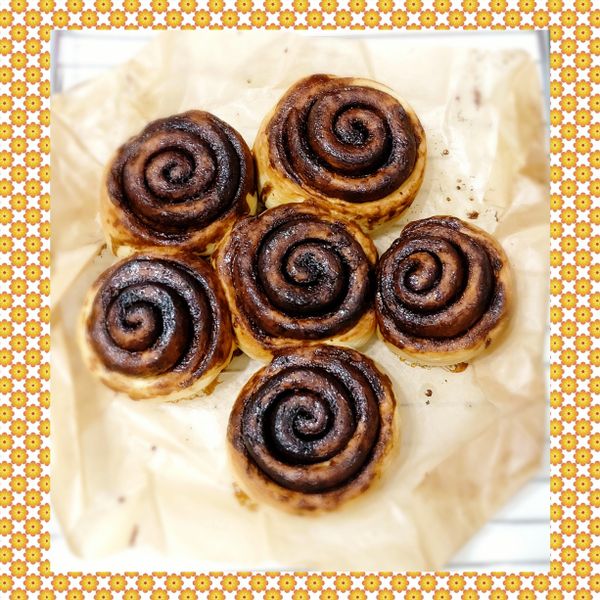 肉桂捲(減糖減油)-氣炸鍋：Waylin Chen 一起做