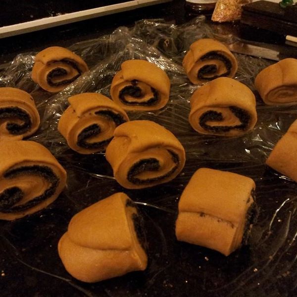 黑糖芝麻饅頭：賴怡秀 一起做