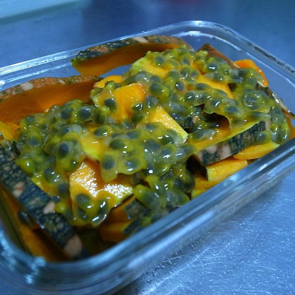 百香醃南瓜：★蘋★ 一起做