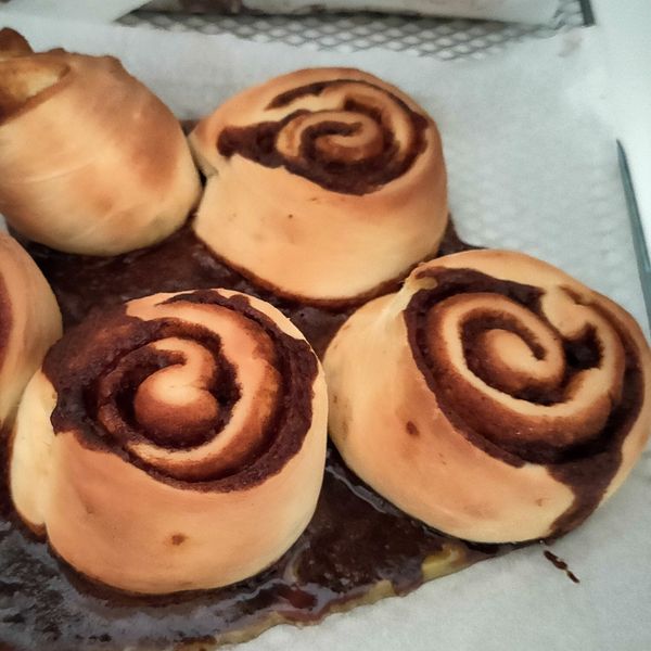 美式焦糖肉桂捲（氣炸鍋） : 林淑真一起做