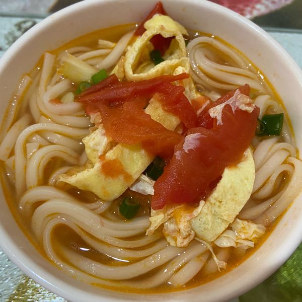 番茄雞蛋麵 : Kaori一起做