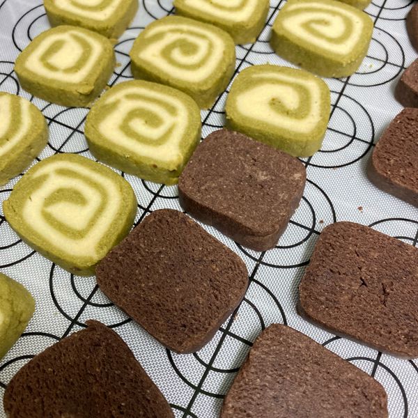 雙色可可餅乾：初心者D號 一起做