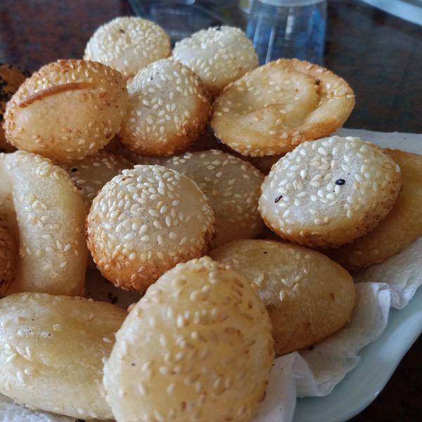 芝麻糯米球 : 李佩諠一起做