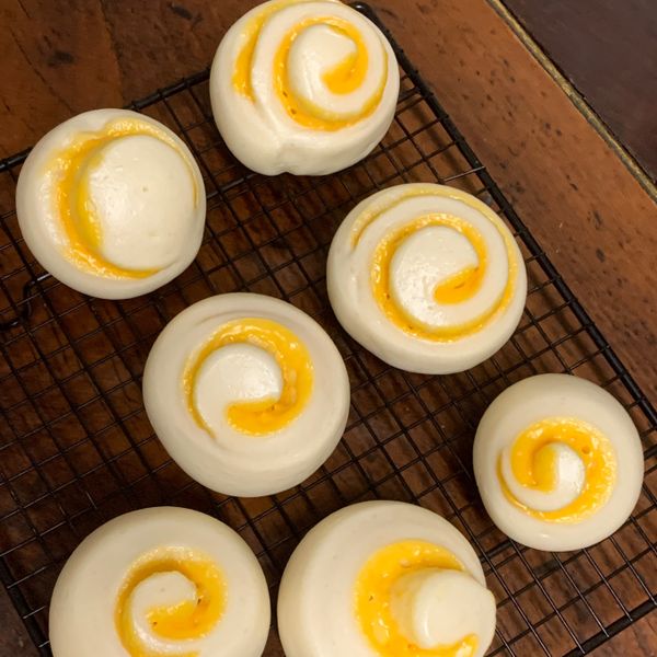 起司鮮奶饅頭 壓麵機 : Ema一起做