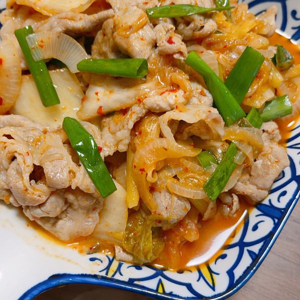 韓式泡菜炒豬肉 : barbara一起做