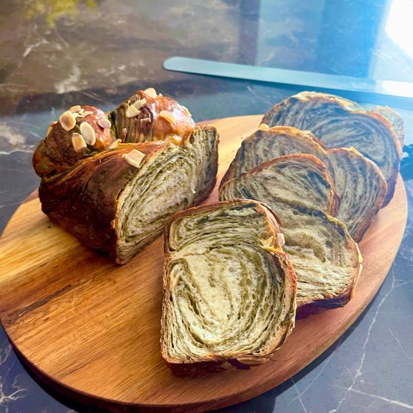 抹茶大理石土司  [麵包機105T]：不得不進廚房的ㄚ目🪵 一起做