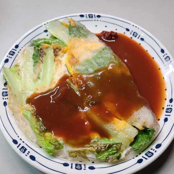 (夜市小吃) 蚵仔煎vs萬用海山醬 : ㄇㄒㄒ一起做