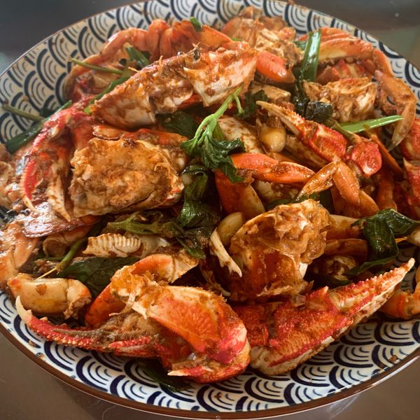 沙茶扁蟹🦀️下酒菜：Tsao Olivia 一起做