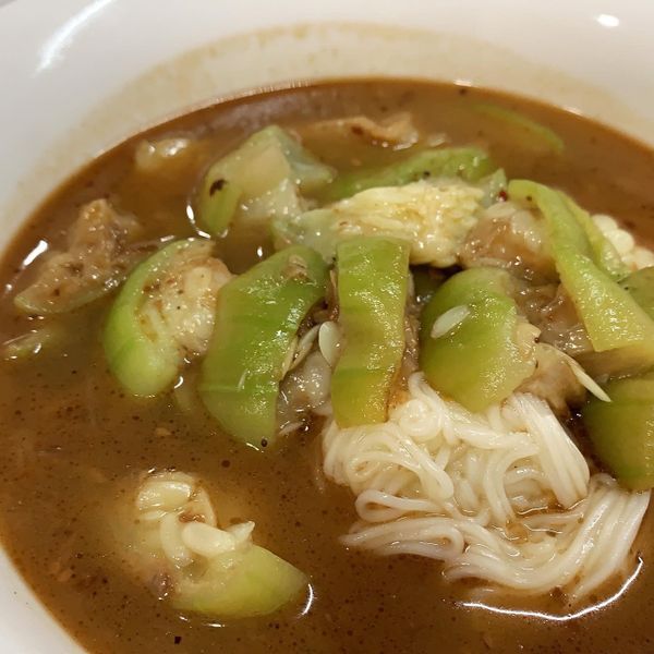 夏日絲瓜麵線:凱特愛料理@南科LM 一起做