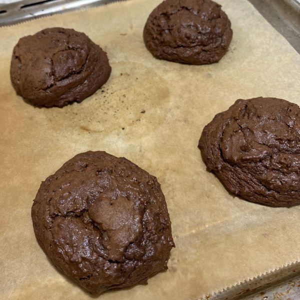 「完美裂紋」布朗尼餅乾 軟糖質地外酥內綿 : 瑄一起做