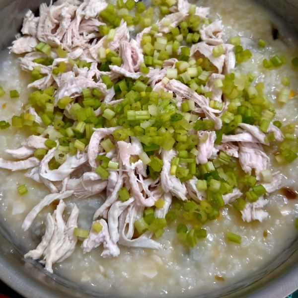 金沙皮蛋雞絲粥@真好甲❤️ : 吳靜慧一起做