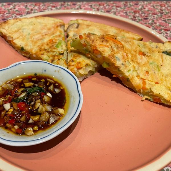 高麗菜煎餅 : Yu Pin Teng一起做