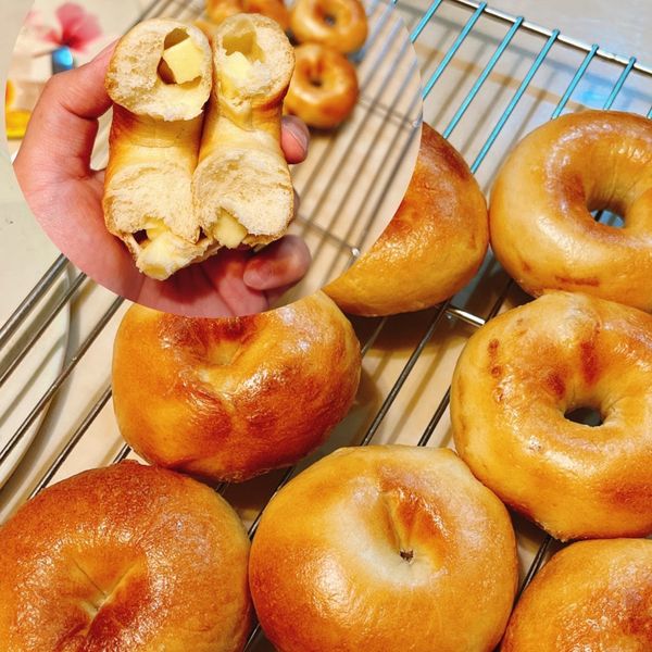 ［氣炸鍋］原味貝果🥯 : RY一起做