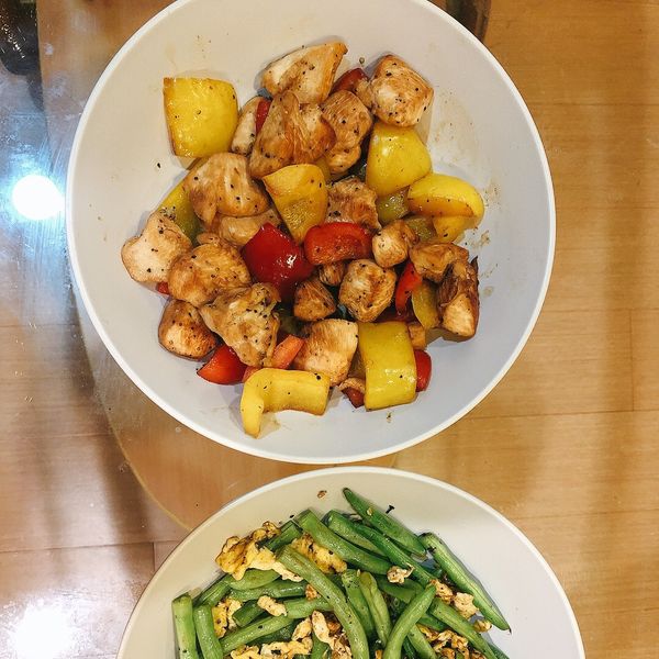 彩椒雞丁 : Yi-Ling Tsai一起做